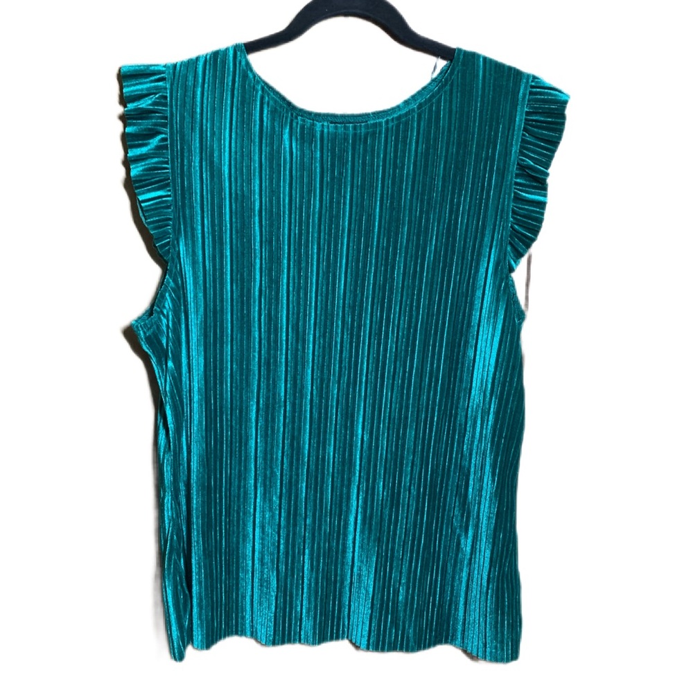 Turquoise Velvet Mermaid Top